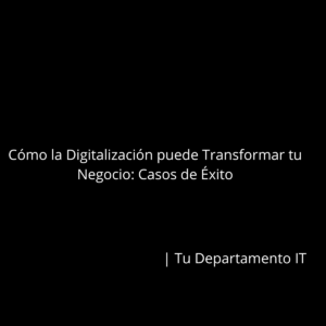 Transformación digital e Innovación