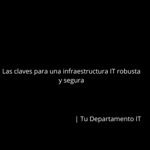 Infraestructura Seguridad y Administración